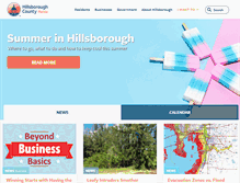 Tablet Screenshot of hillsboroughcounty.org